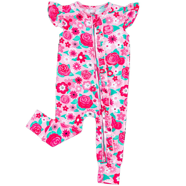 Short Sleeve Ruffle Romper